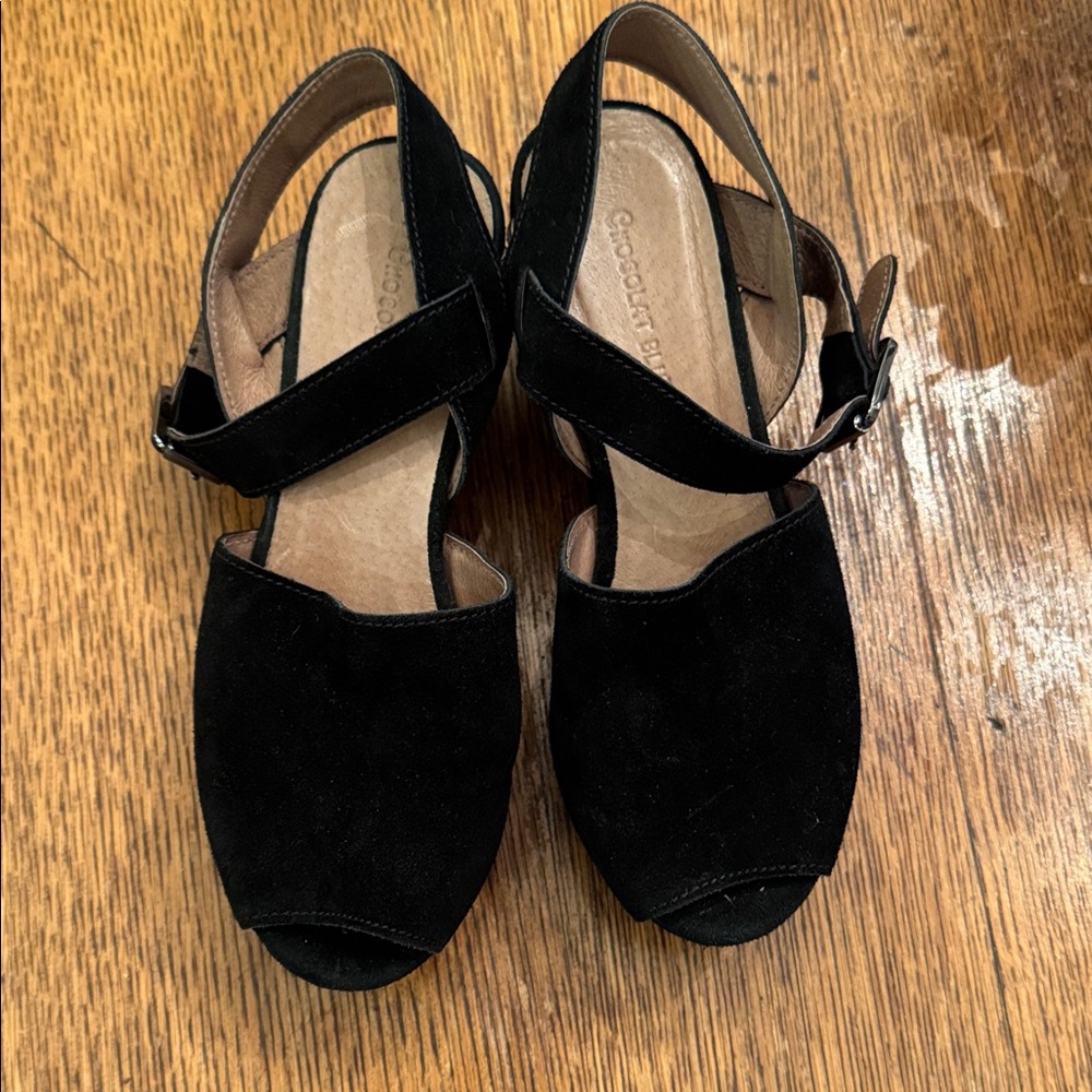 Chocolat Blu - Women's Wagga Ankle Strap Wedge size 6